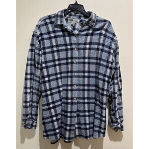 Vintage 90’s U.S.A. Classic Authentic Outfitters Flannel Shirt Size SM Blue